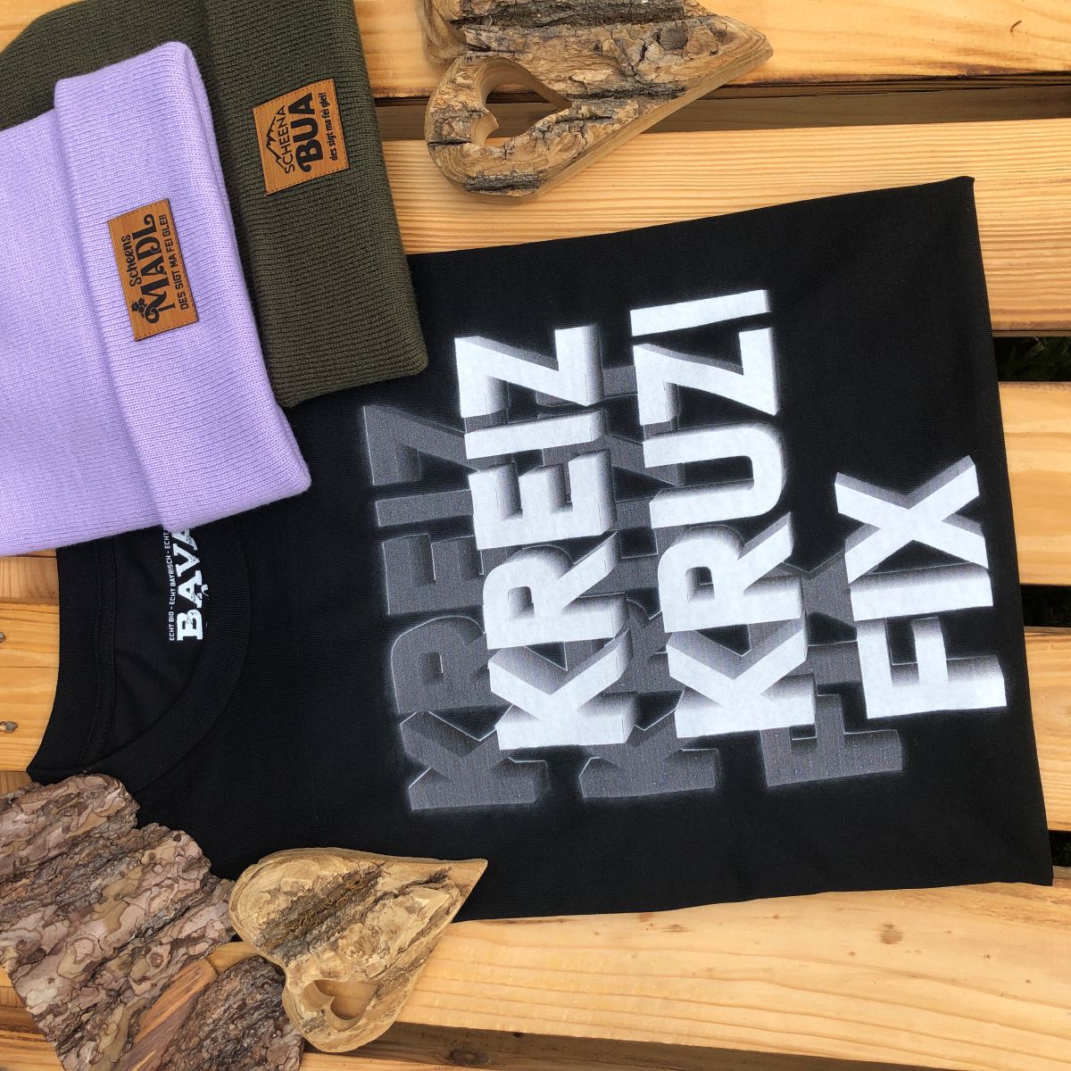 #KREIZKRUZIFIX Damen T-Shirt aus Bio Baumwolle