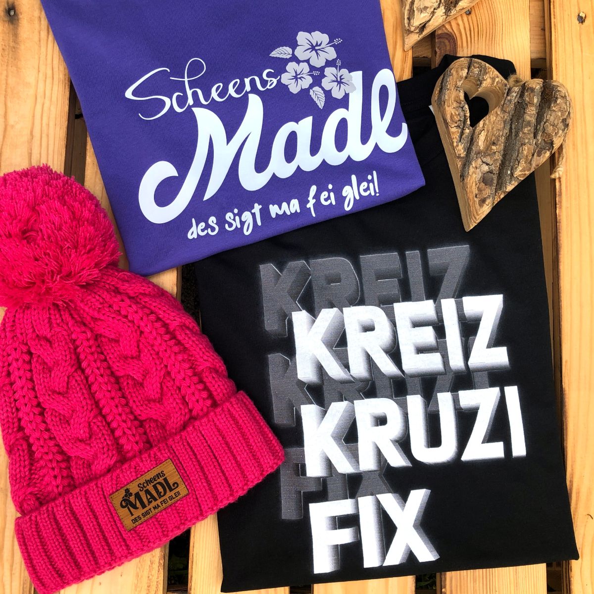#KREIZKRUZIFIX Damen T-Shirt aus Bio Baumwolle