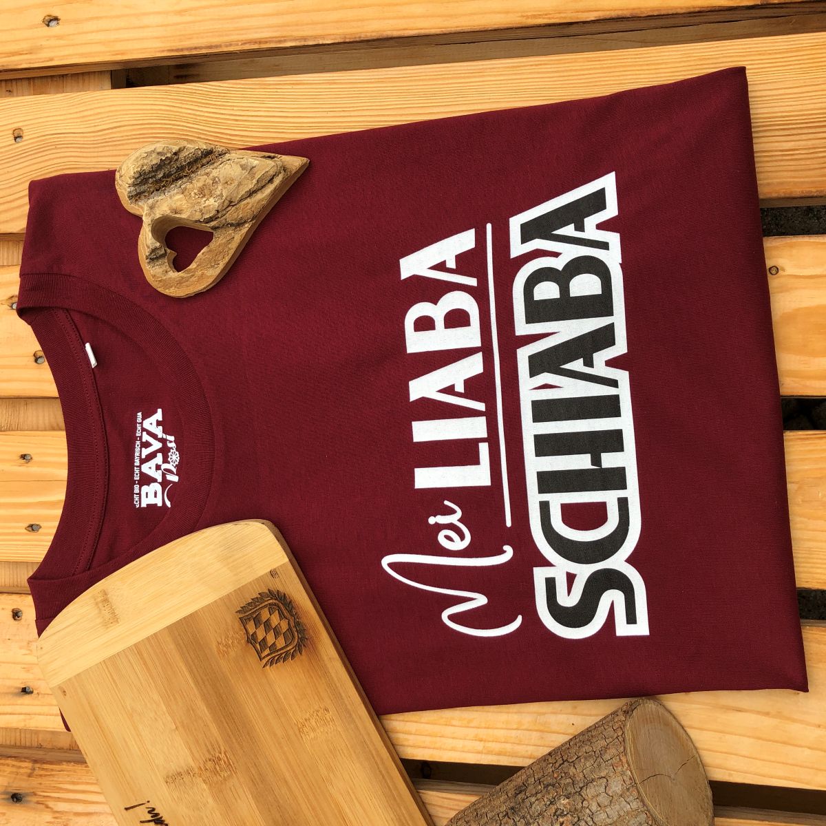 #MEILIABASCHIABA Damen T-Shirt aus Bio Baumwolle