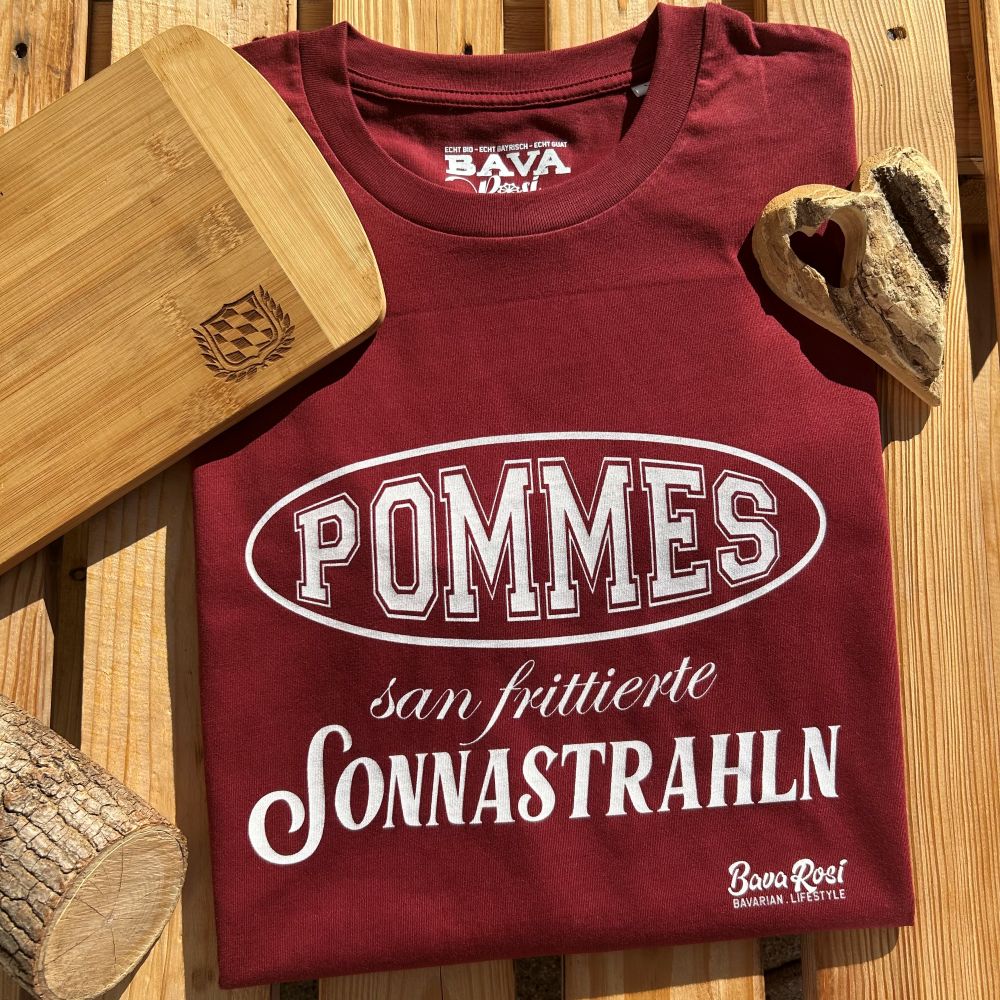 #POMMES Damen T-Shirt aus Bio Baumwolle