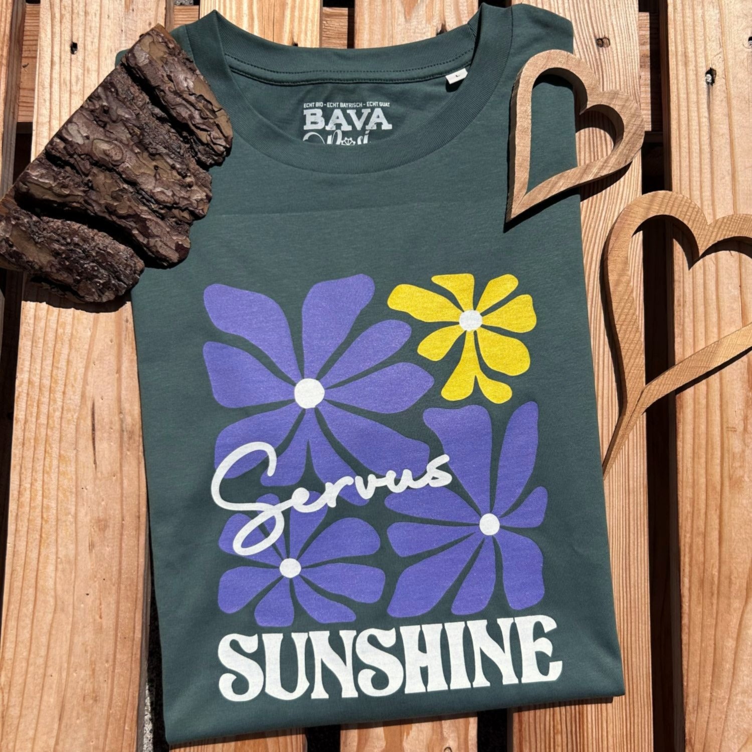 #SERVUSSUNSHINE Damen T-Shirt aus Bio Baumwolle