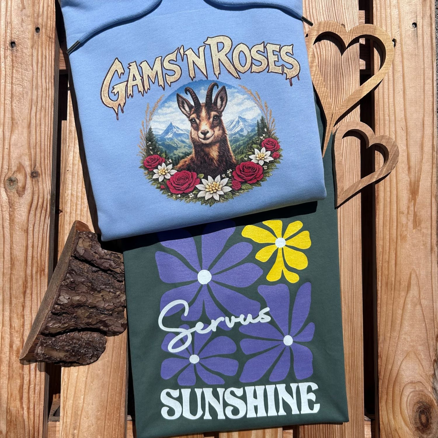 #SERVUSSUNSHINE Damen T-Shirt aus Bio Baumwolle