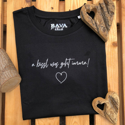 #ABISSLWOS Damen T-Shirt aus Bio Baumwolle