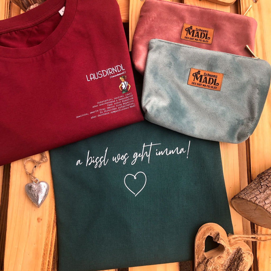 #ABISSLWOS Damen T-Shirt aus Bio Baumwolle