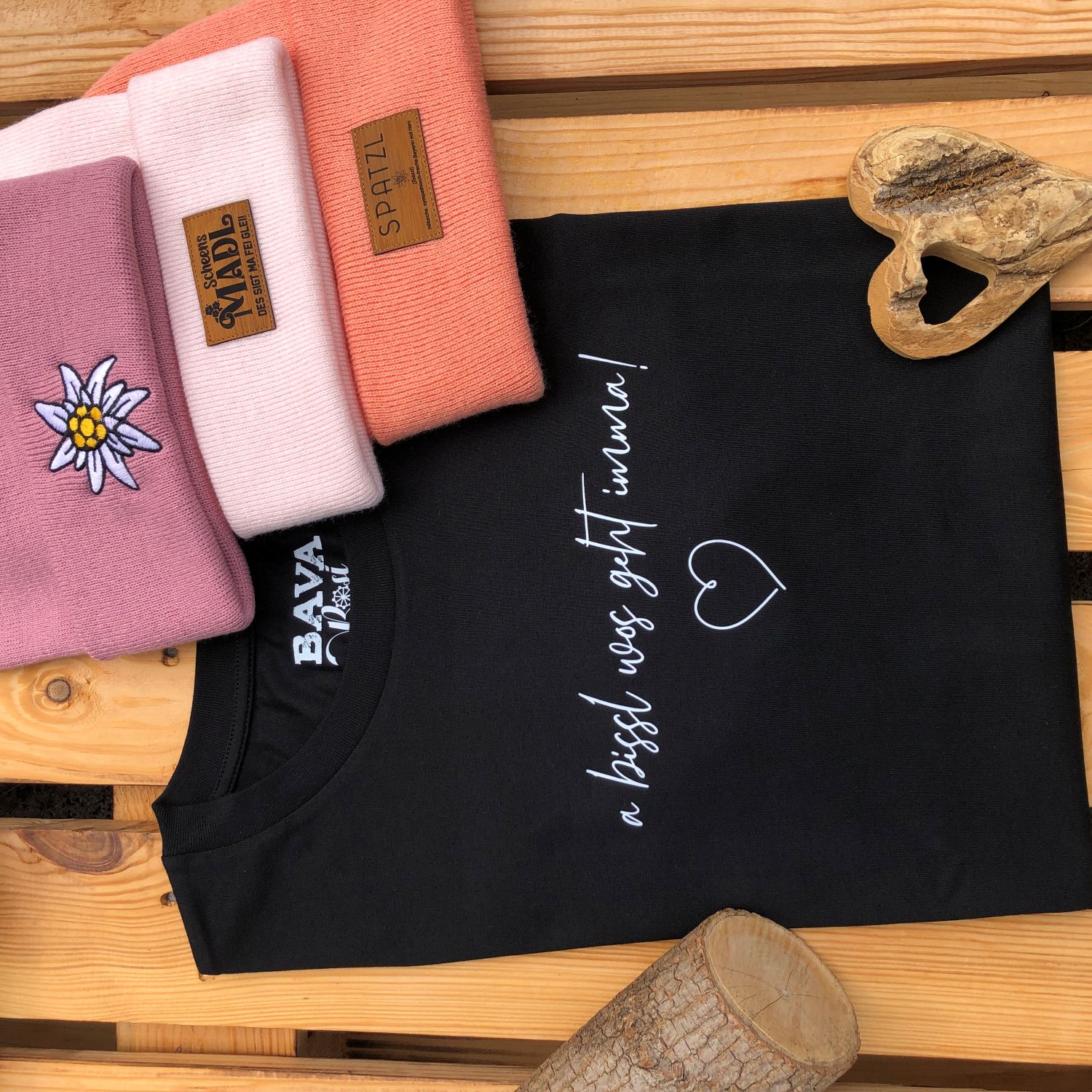 #ABISSLWOS Damen T-Shirt aus Bio Baumwolle