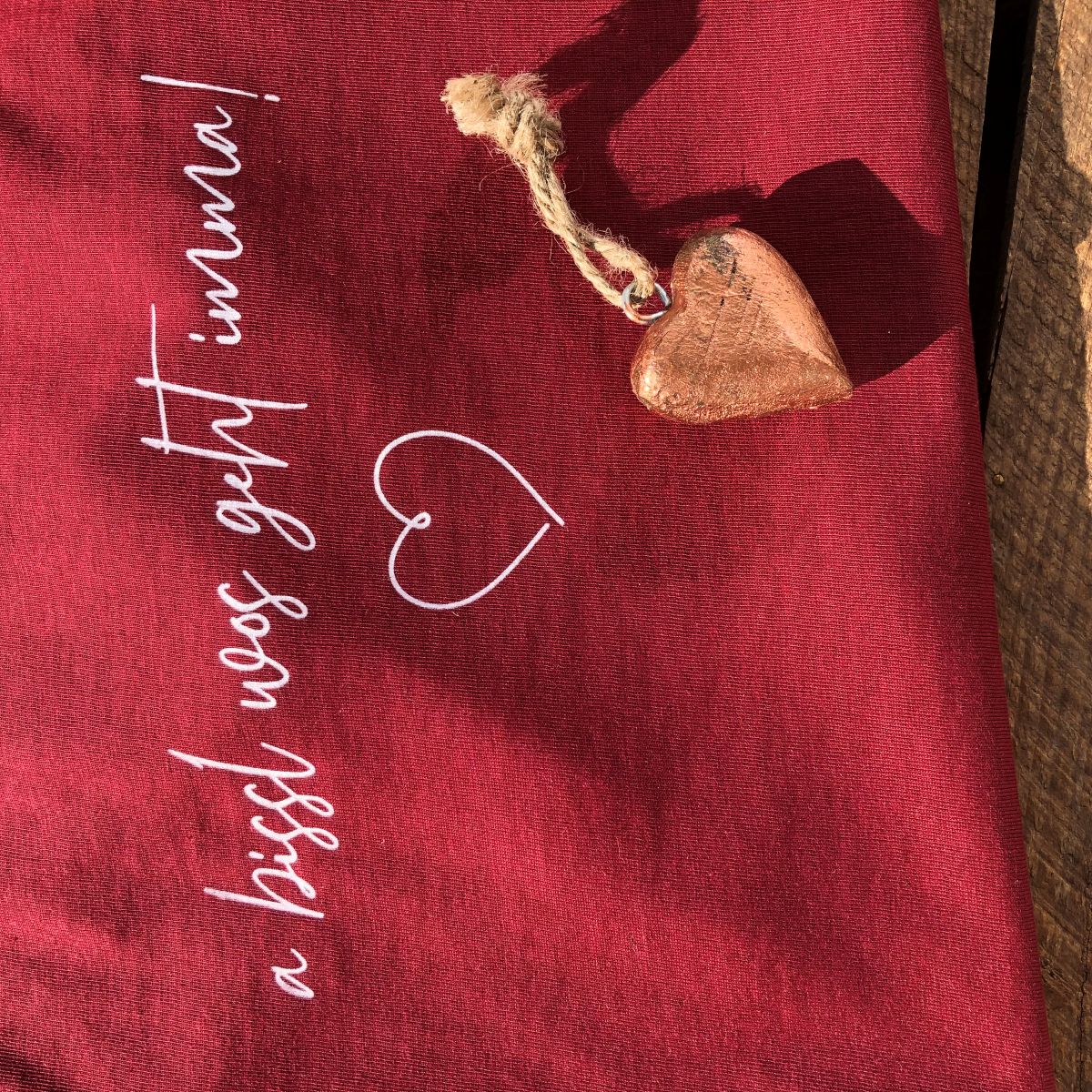 #ABISSLWOS Damen T-Shirt aus Bio Baumwolle