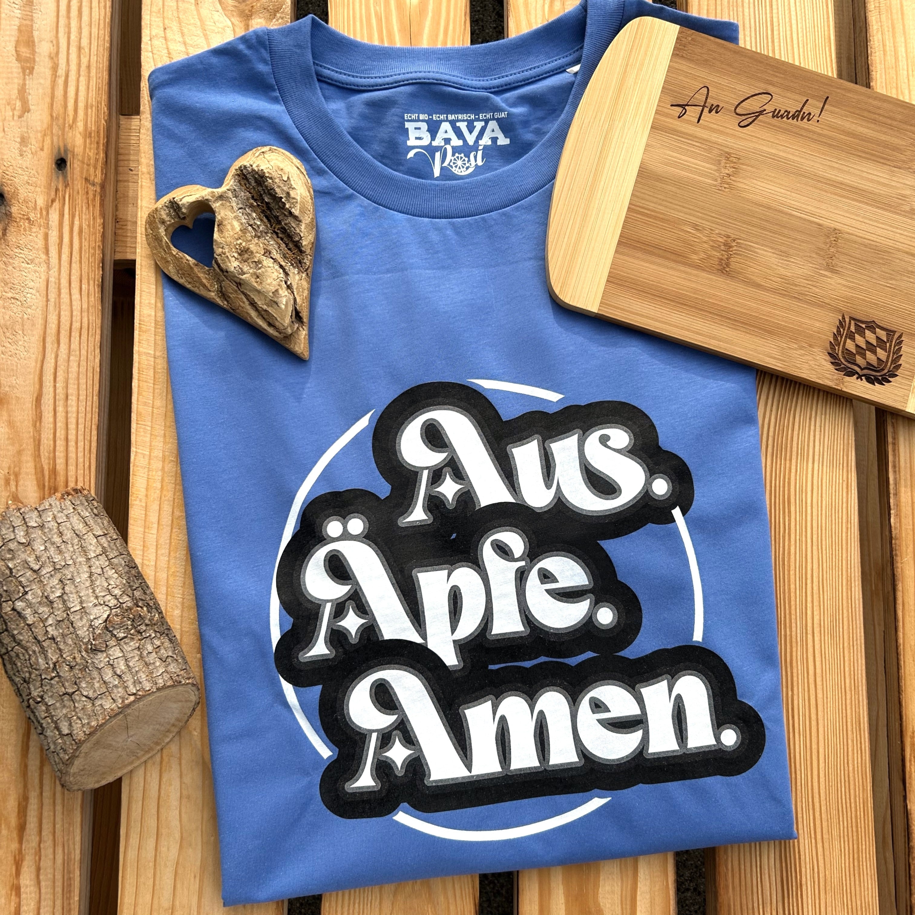 #AUSÄPFEAMEN Herren T-Shirt aus Bio Baumwolle