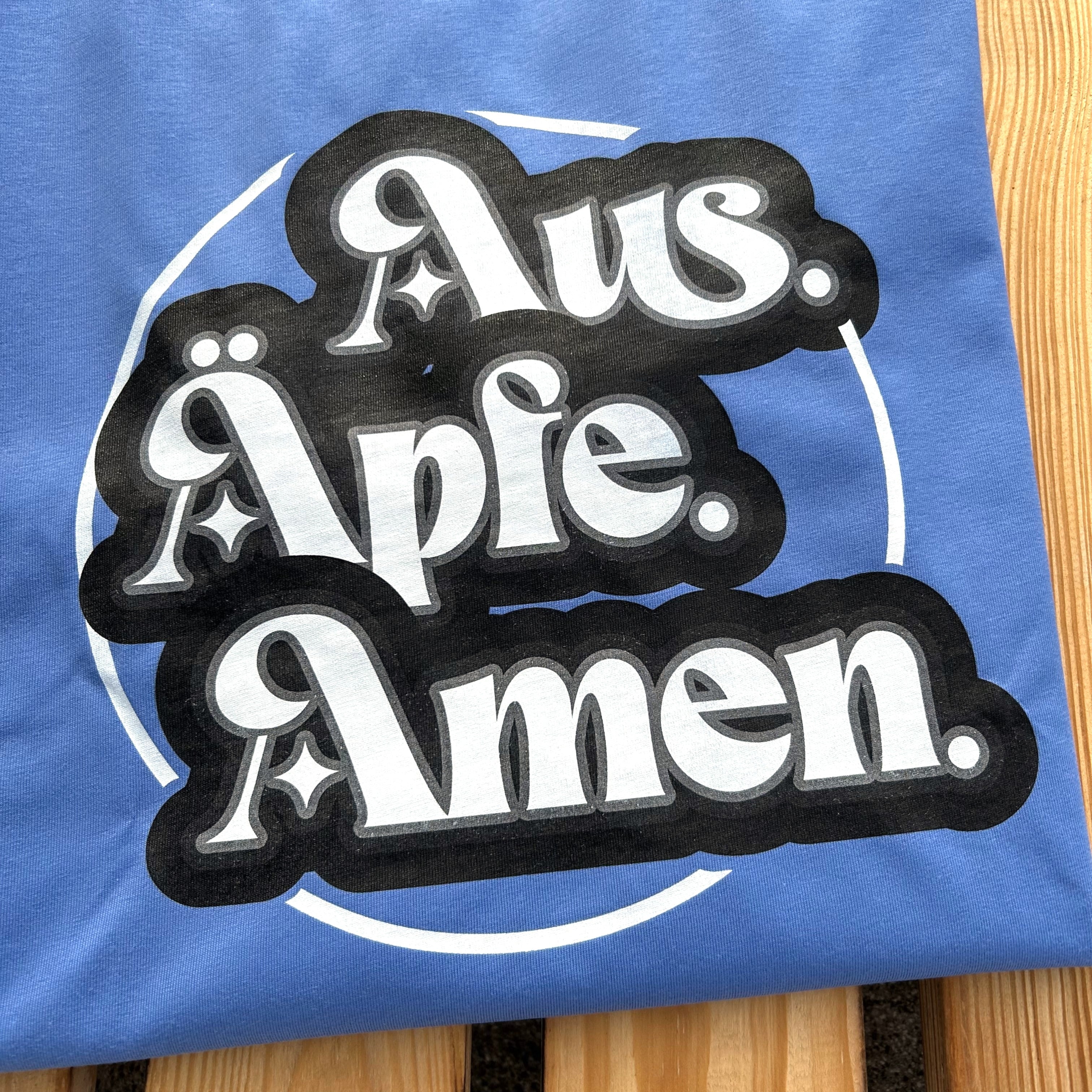 #AUSÄPFEAMEN Herren T-Shirt aus Bio Baumwolle