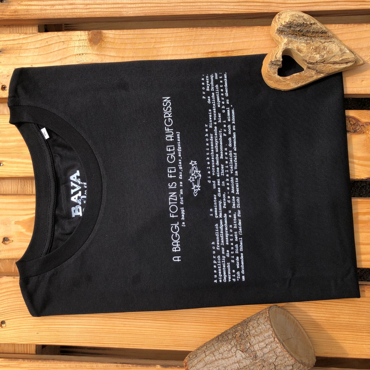 #BAGGLFOTZN Lexikon Herren T-Shirt aus Bio Baumwolle