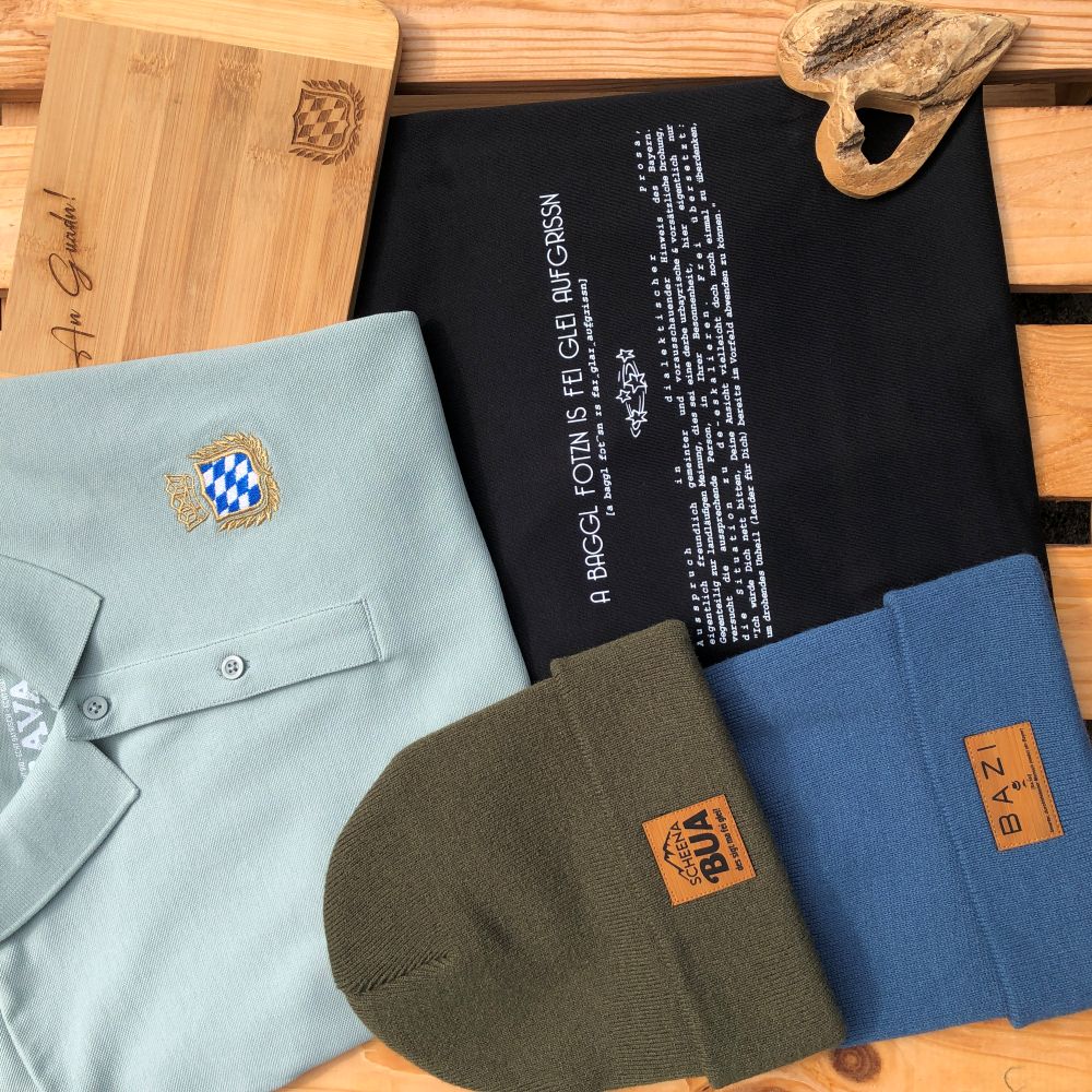 #BAGGLFOTZN Lexikon Herren T-Shirt aus Bio Baumwolle