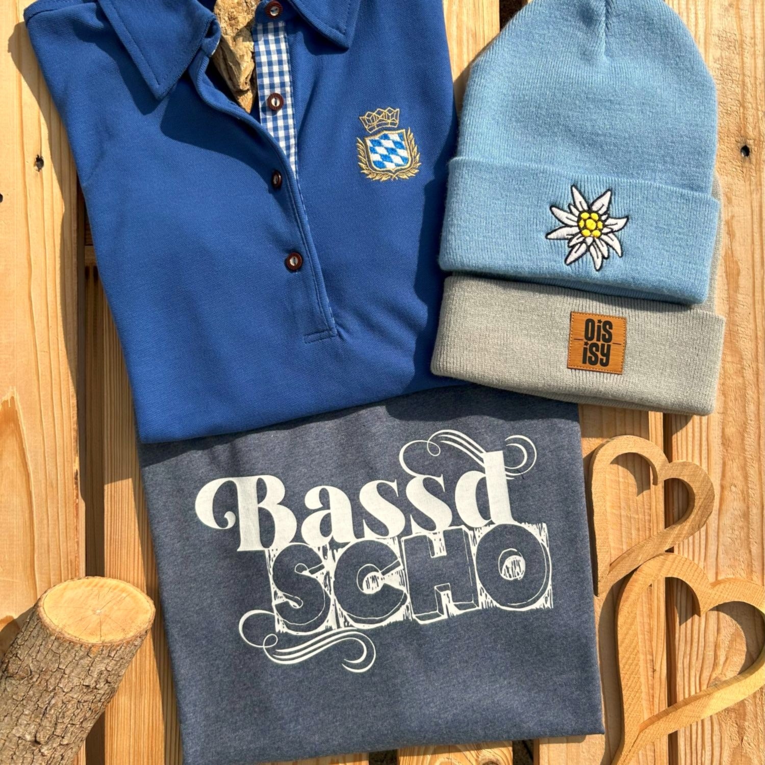 #BASSDSCHO Herren T-Shirt aus Bio Baumwolle