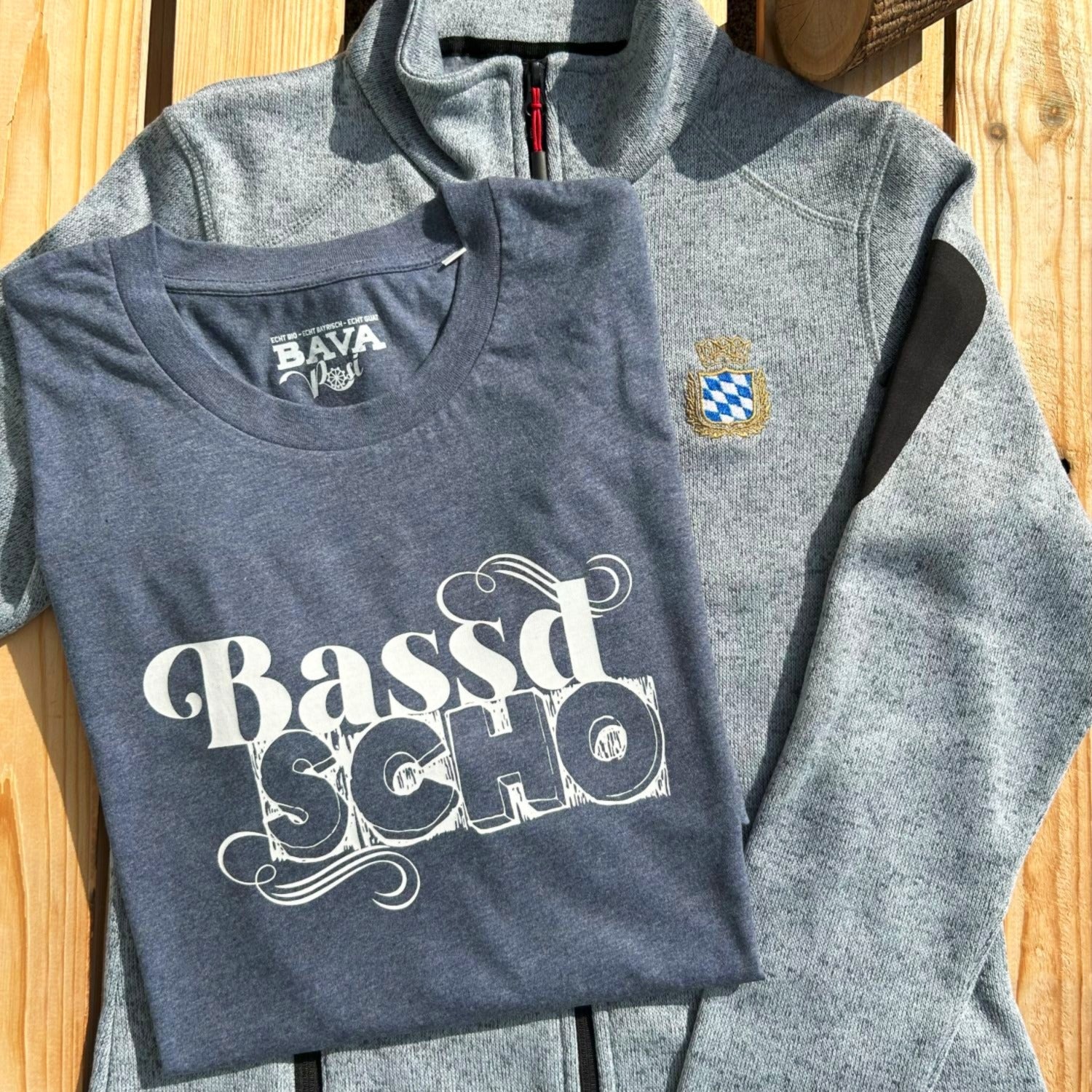 #BASSDSCHO Herren T-Shirt aus Bio Baumwolle