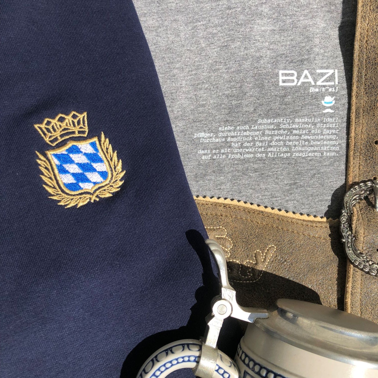 #BAZI Herren T-Shirt aus Bio Baumwolle