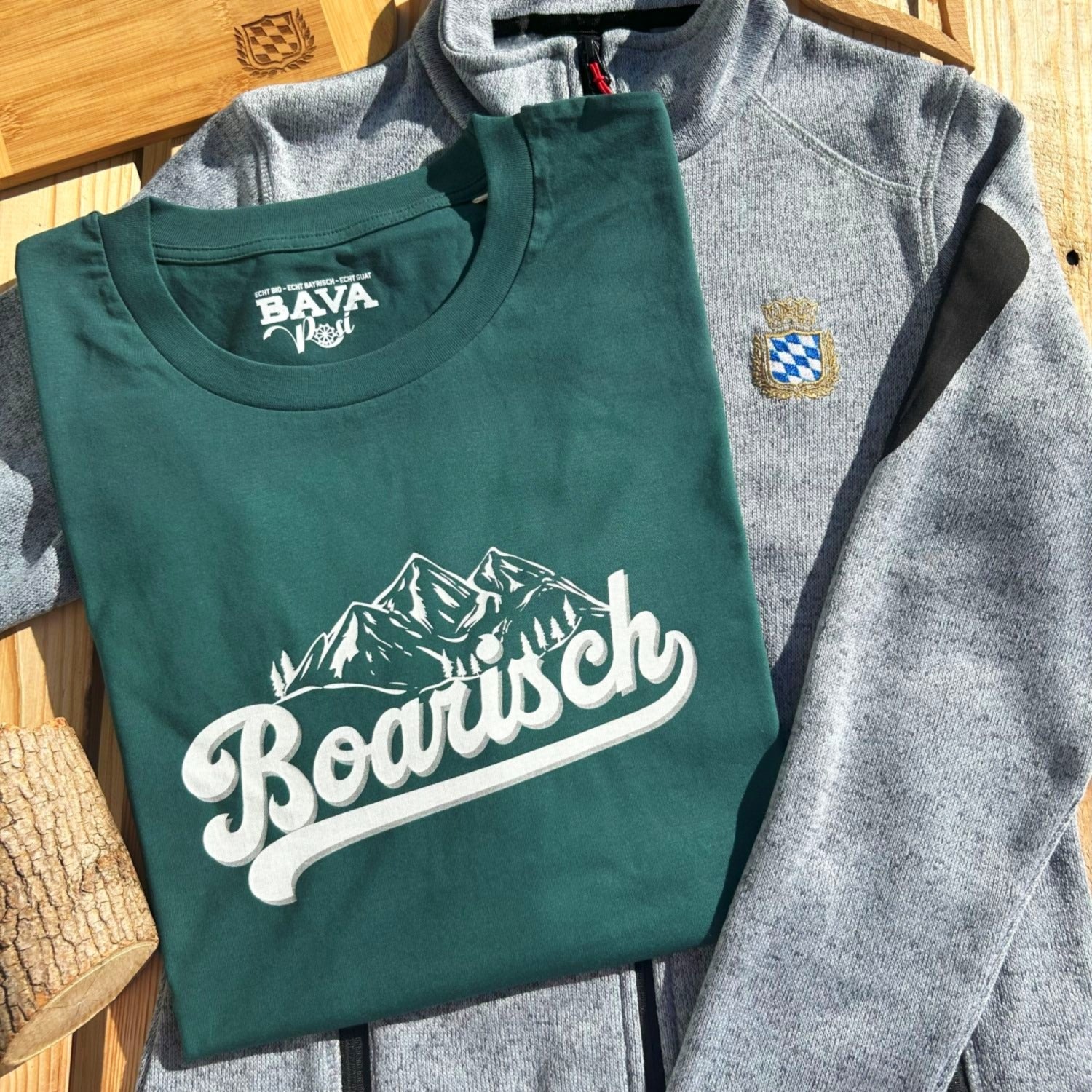 #BOARISCH_Sport Herren T-Shirt aus Bio Baumwolle