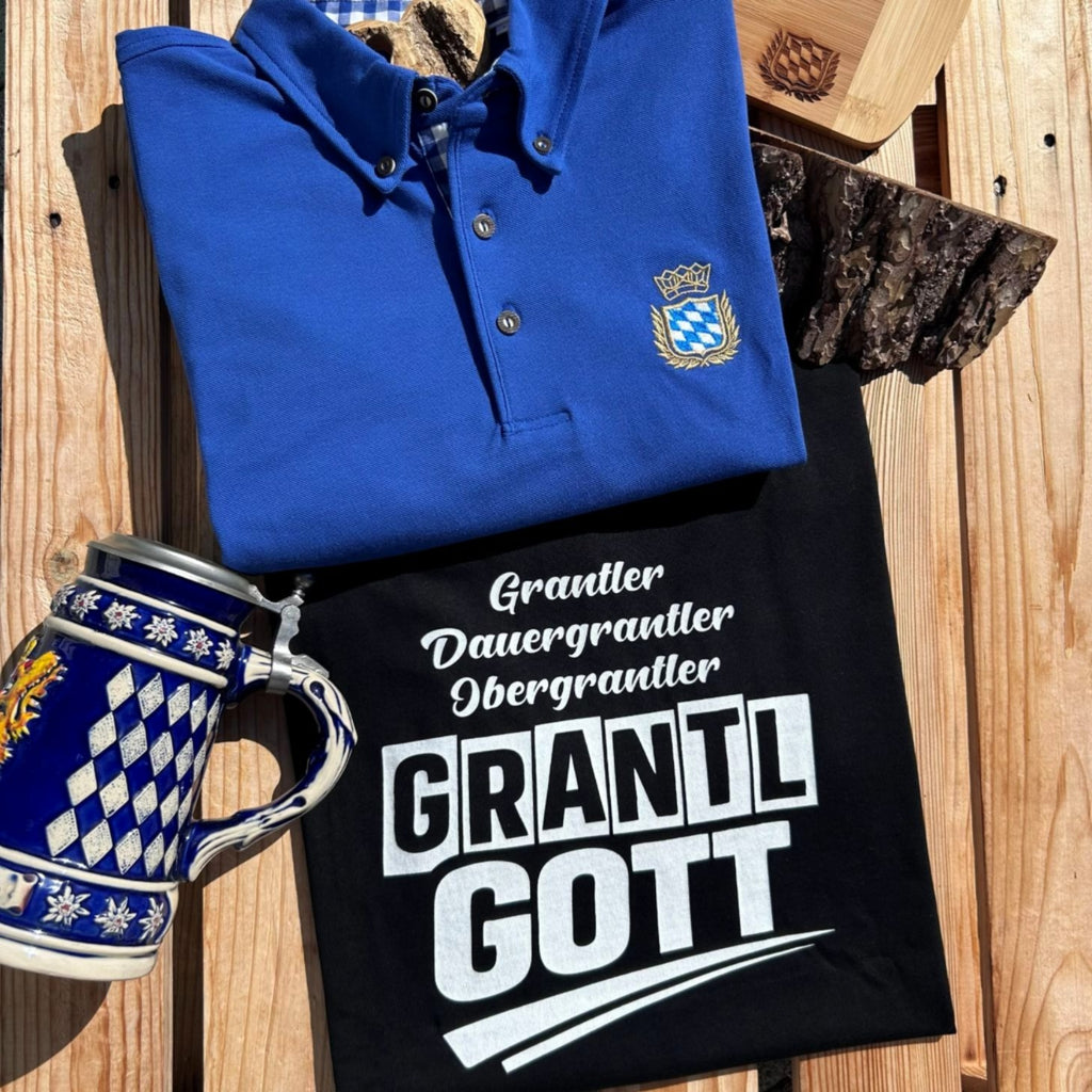 #GRANTLGOTT Herren T-Shirt aus Bio Baumwolle