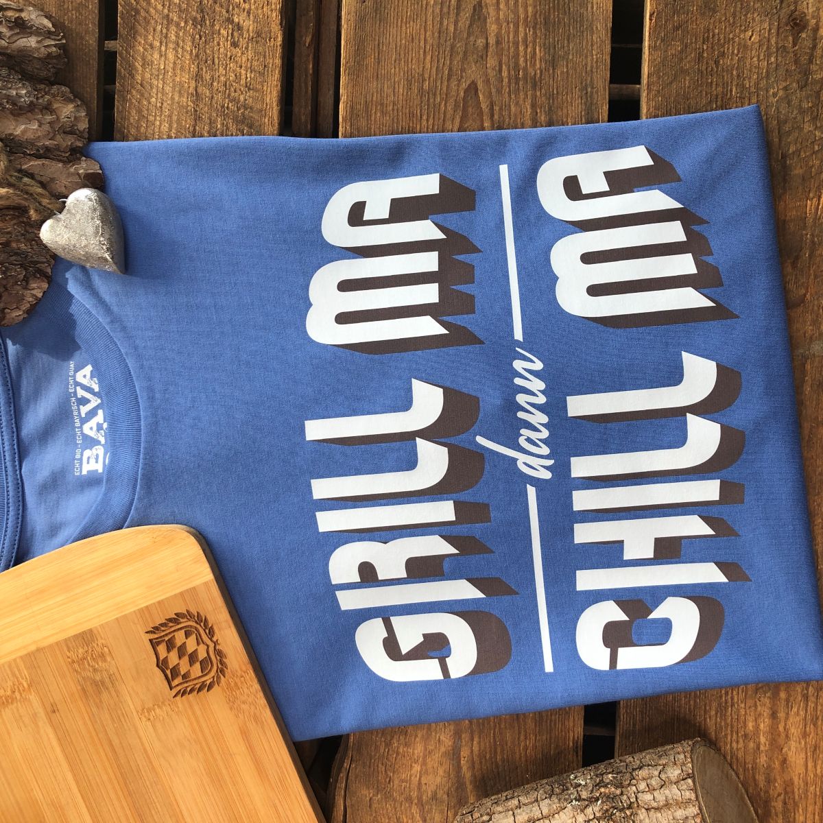 #GRILLMACHILLMA Herren T-Shirt aus Bio Baumwolle
