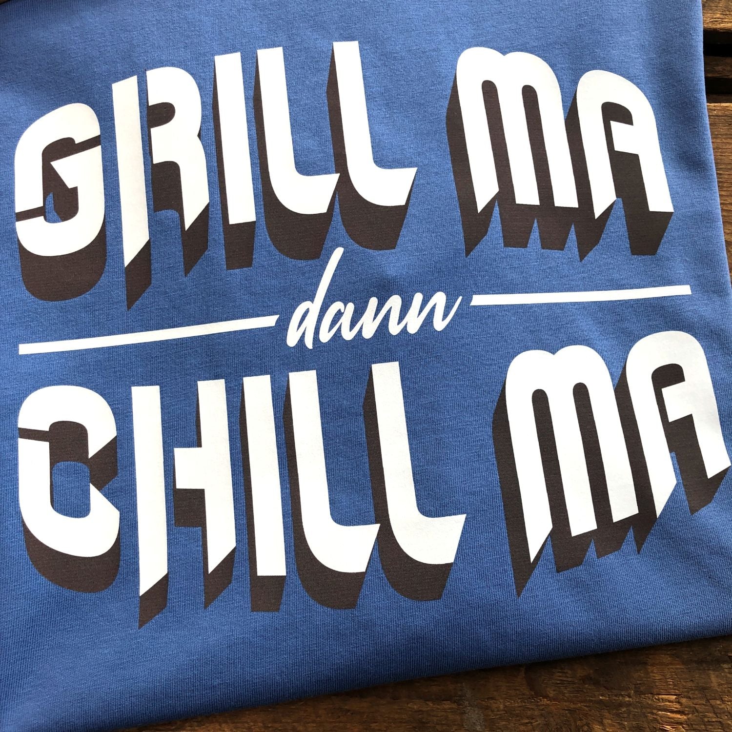 #GRILLMACHILLMA Herren T-Shirt aus Bio Baumwolle