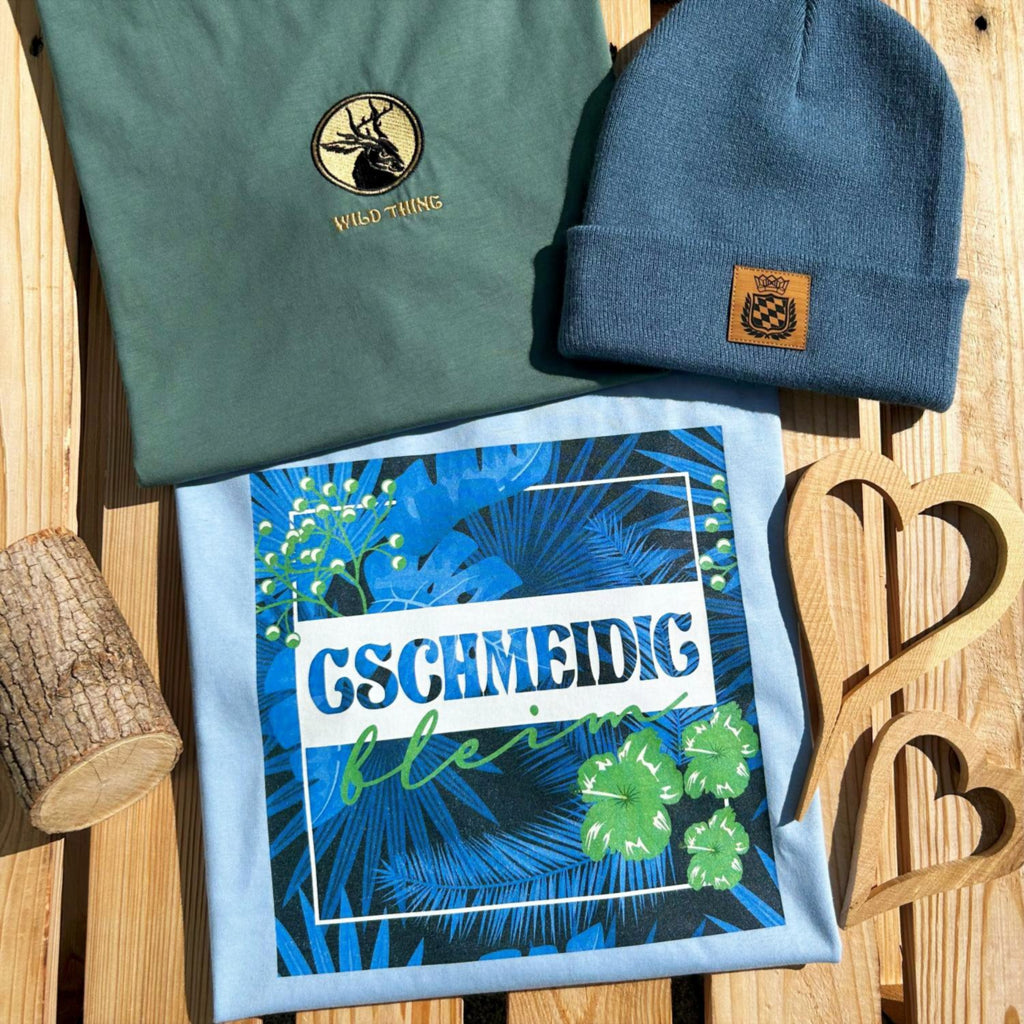 #GSCHMEIDIGBLEIM Herren T-Shirt aus Bio Baumwolle