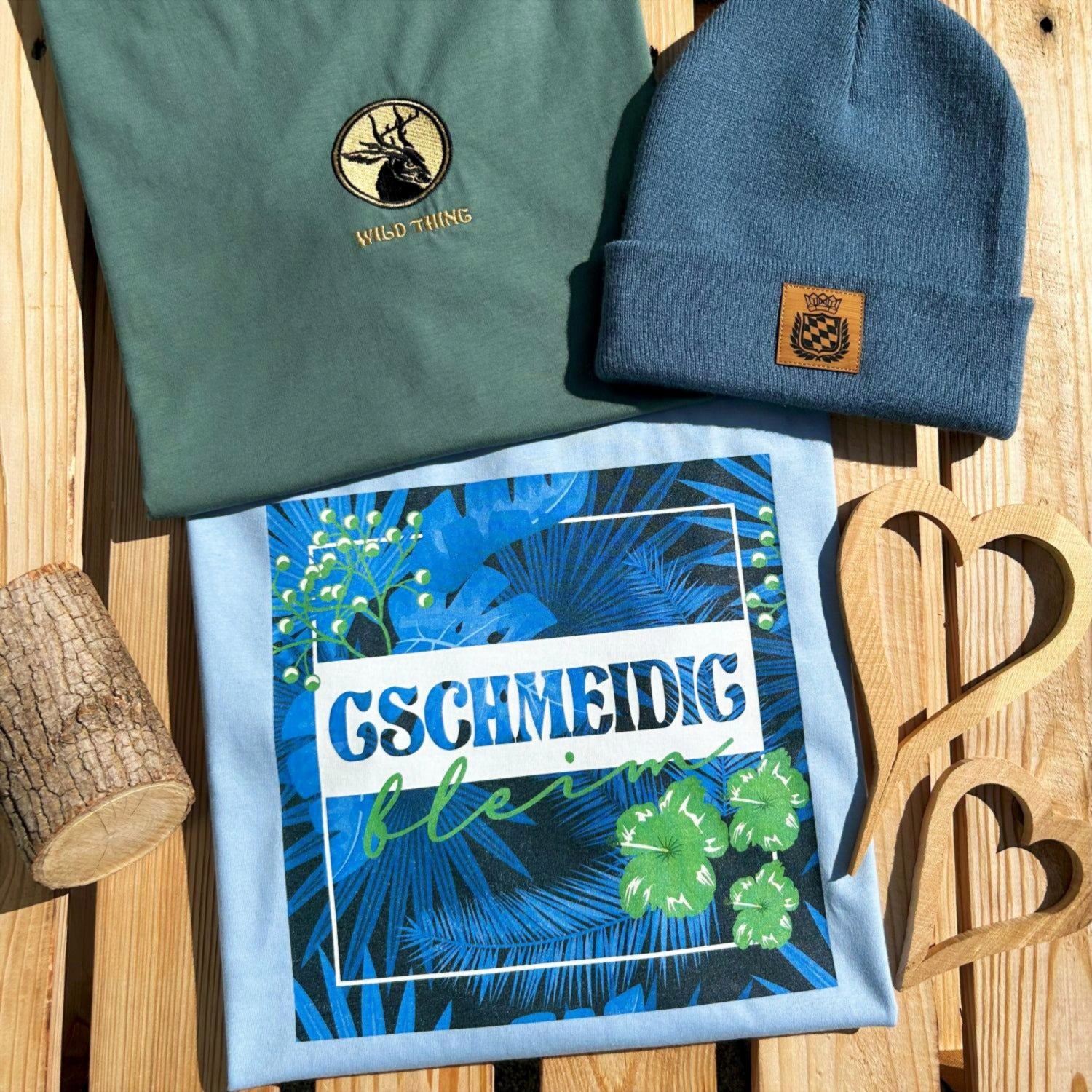 #GSCHMEIDIGBLEIM Herren T-Shirt aus Bio Baumwolle