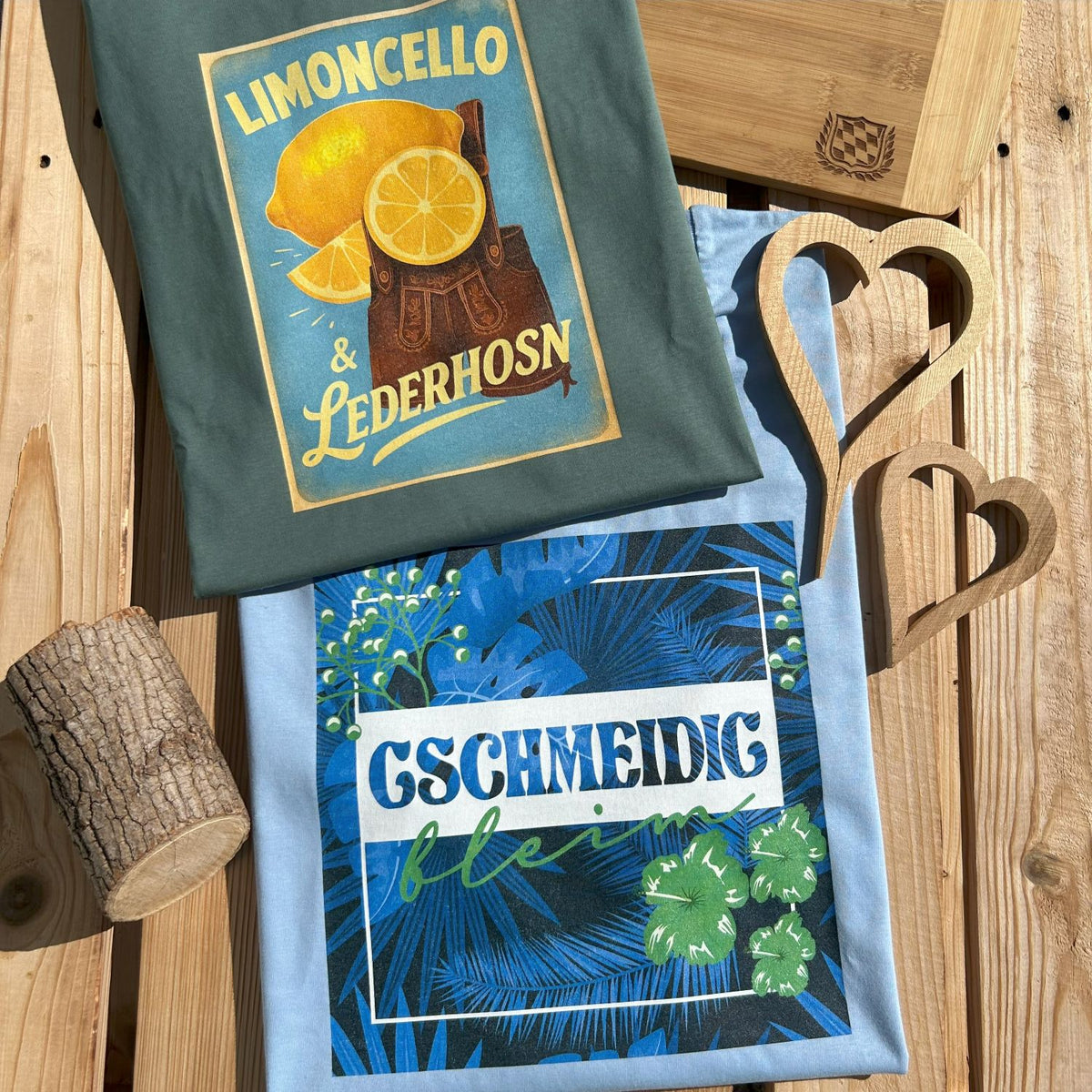 #GSCHMEIDIGBLEIM Herren T-Shirt aus Bio Baumwolle