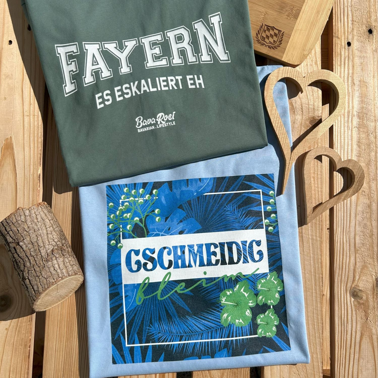 #GSCHMEIDIGBLEIM Herren T-Shirt aus Bio Baumwolle