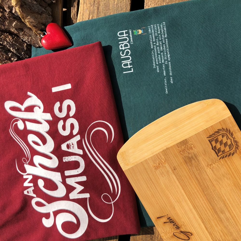 #LAUSBUA Herren T-Shirt aus Bio Baumwolle