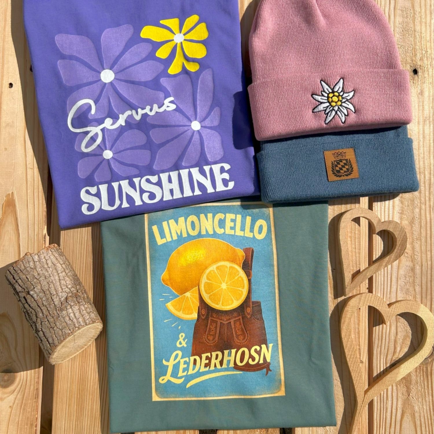 #LIMONCELLOLEDERHOSN Herren T-Shirt aus Bio Baumwolle
