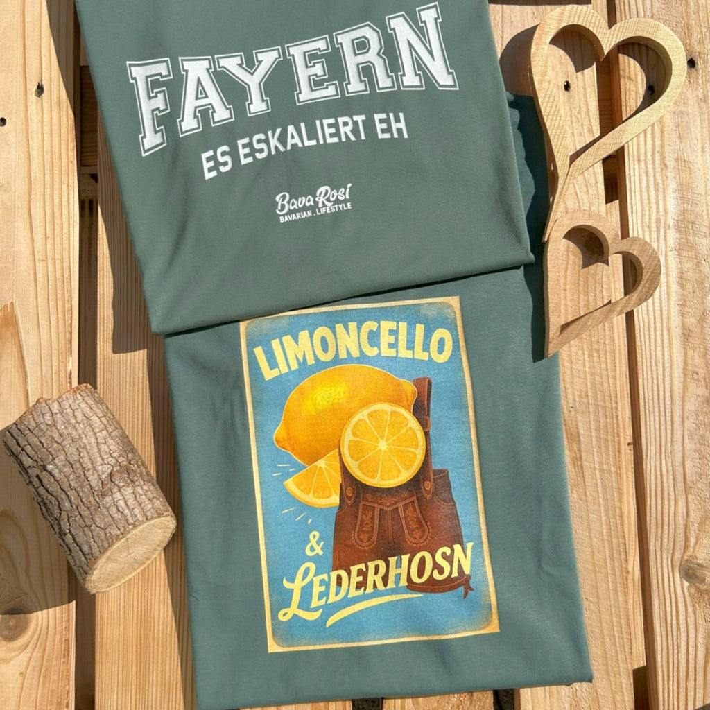 #LIMONCELLOLEDERHOSN Herren T-Shirt aus Bio Baumwolle