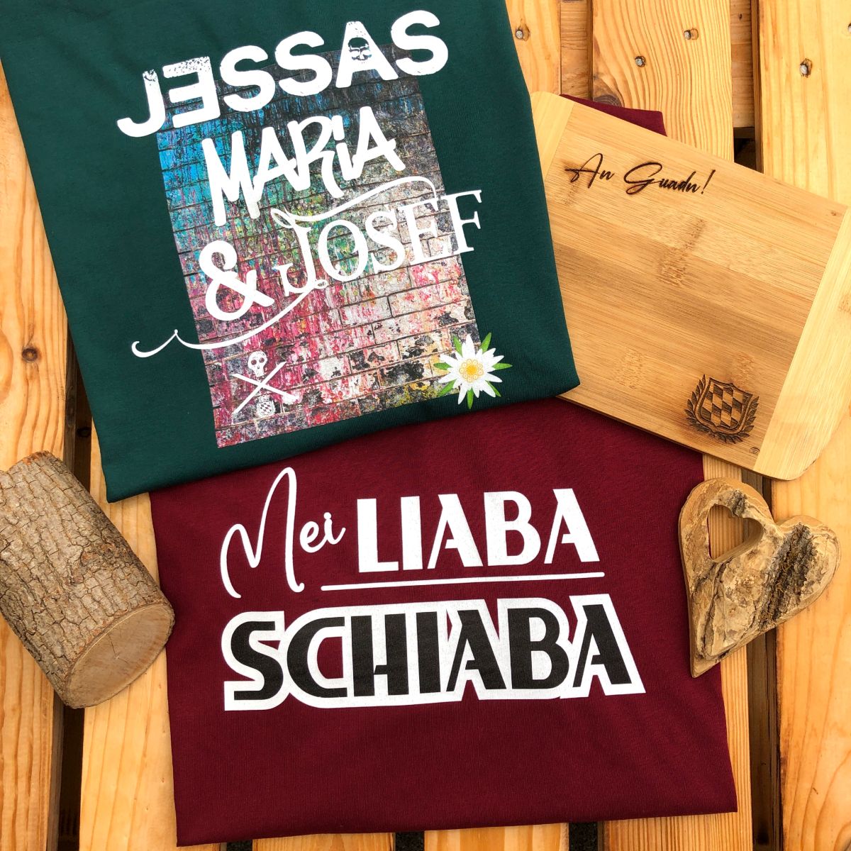 #MEILIABASCHIABA Damen T-Shirt aus Bio Baumwolle
