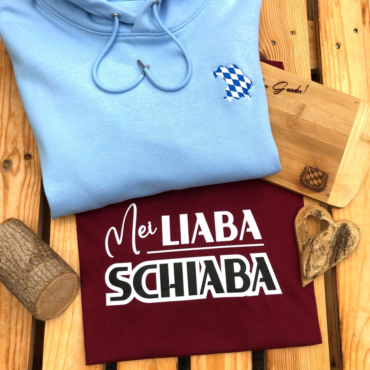 #MEILIABASCHIABA Herren T-Shirt aus Bio Baumwolle