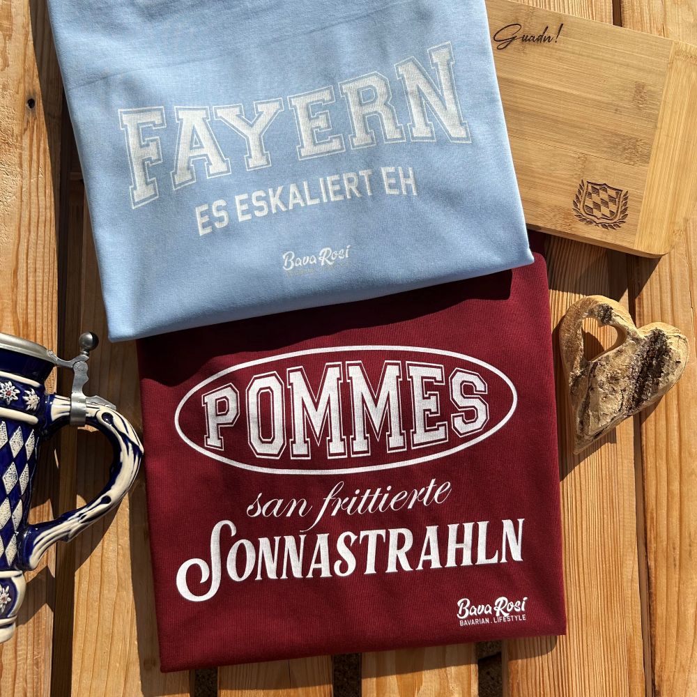#POMMES Damen T-Shirt aus Bio Baumwolle