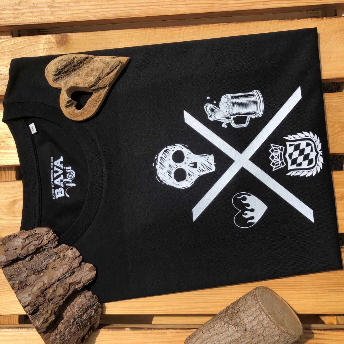 #ROCKNROLL Herren T-Shirt aus Bio Baumwolle