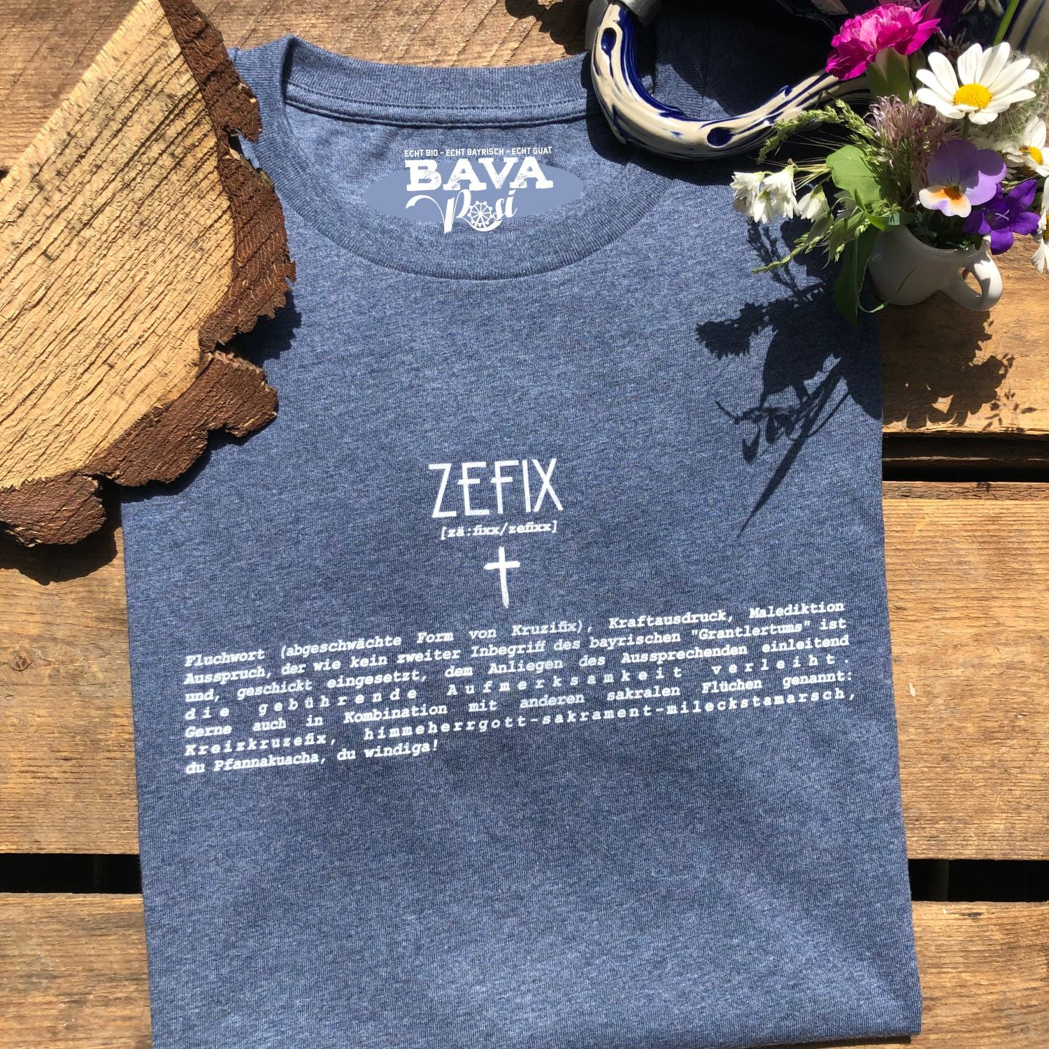 #ZEFIX Herren T-Shirt aus Bio Baumwolle
