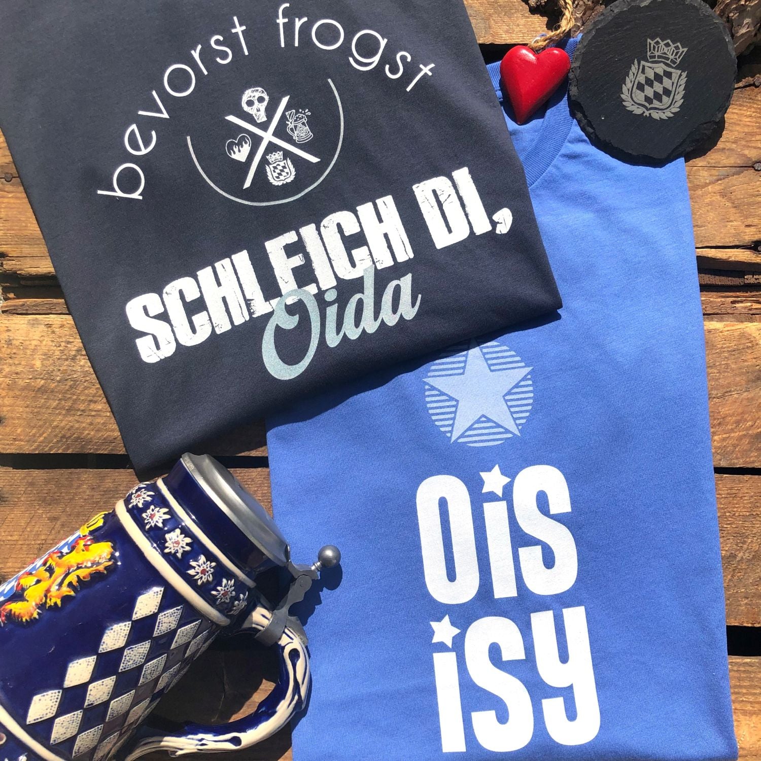 #OISISY Herren T-Shirt aus Bio Baumwolle
