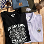 #EDELWEISS Besticktes Herren Poloshirt | Bayerisches Wiesn & Oktoberfest Outfit