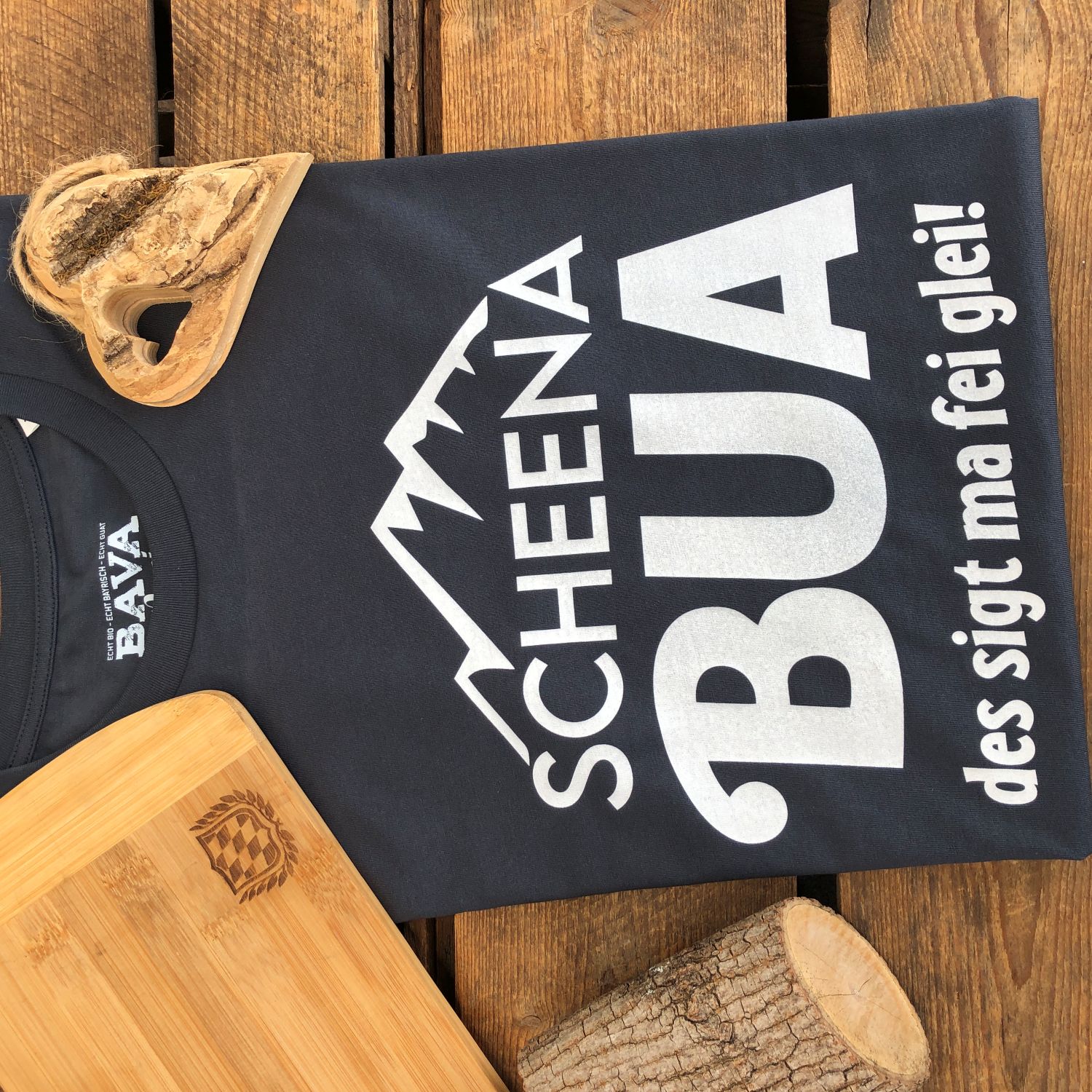 #SCHEENABUA Herren T-Shirt aus Bio Baumwolle