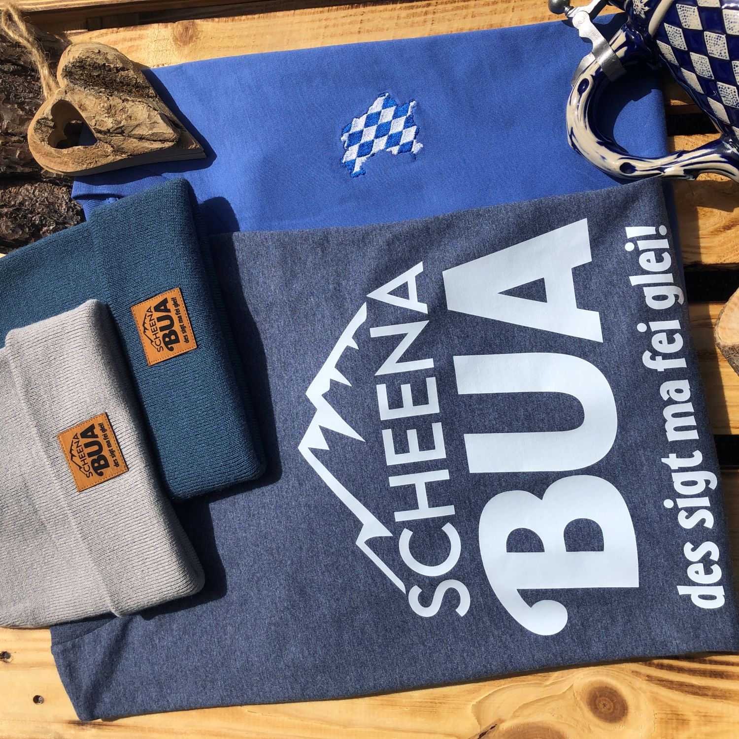 #SCHEENABUA Herren T-Shirt aus Bio Baumwolle