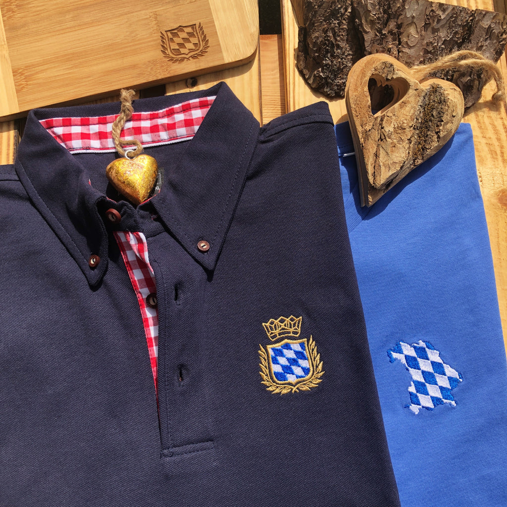 #ROYALBAVARIAN Stick Trachtenpolo unisex