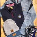 Mützn #ROYALBAVARIAN Bayern Beanie mit Lederlabel für Damen & Herren | Bayerisches Wappen Strickmütze