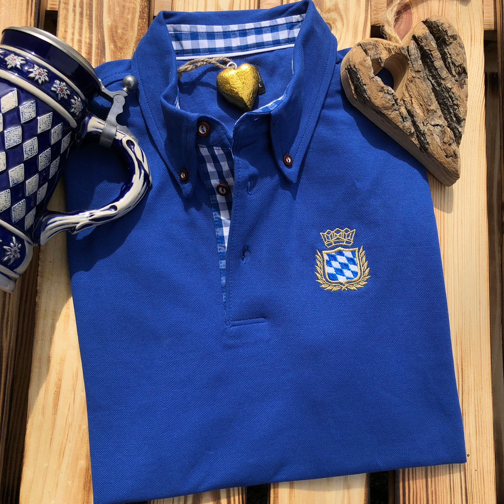 #ROYALBAVARIAN Stick Trachtenpolo unisex