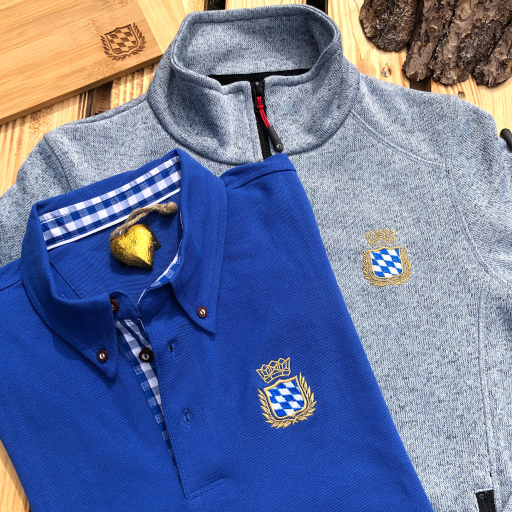 #ROYALBAVARIAN Stick Trachtenpolo unisex