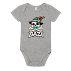Bazi Totenkopf Baby Body BavaRosi Fashion Bayerische Babymode Babykleidung Shop Bayerische Geschenke München Augsburg Regensburg Ingolstadt Geisenfeld Wolnzach Pfaffenhofen Tegernsee