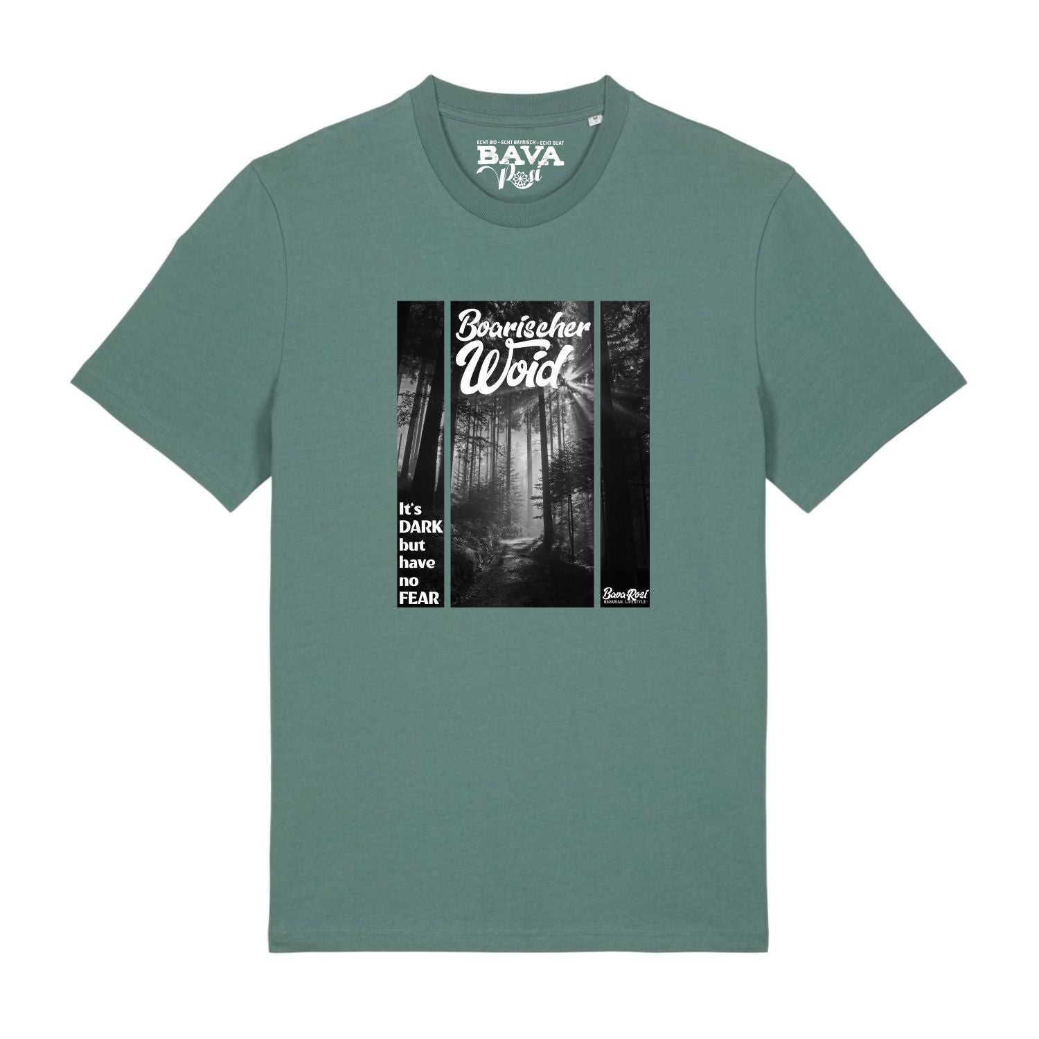 Boarischer Woid T-Shirt Bayerischer Wald T-Shirt BavaRosi Fashion Bayerische T-Shirts Ammersee Starnberger See Tegernsee Füssen Garmisch Rosenheim München Mode Shop