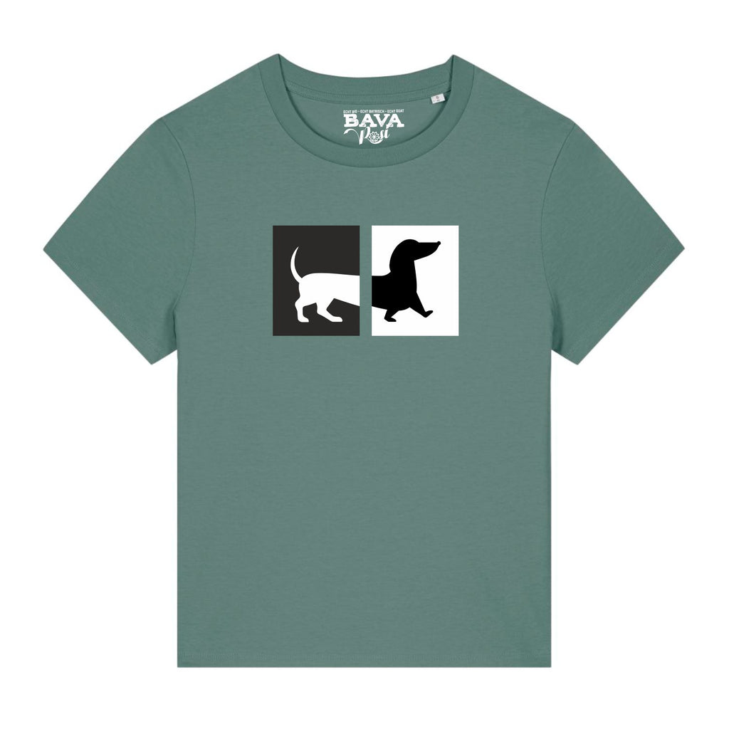 Dackel Damen Shirt Dachshund Damenshirt von BavaRosi Fashion Dackel Club Dackelverein Dackelfreunde Dackelzüchter Dackelbesitzer Dackelliebhaber Dackel Shop Deutschland