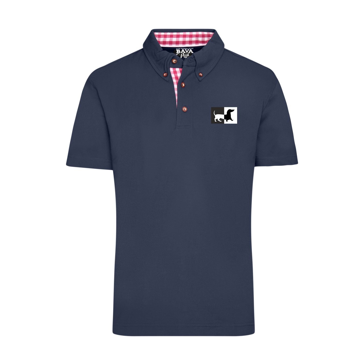 #DACKEL Stick Trachtenpolo unisex