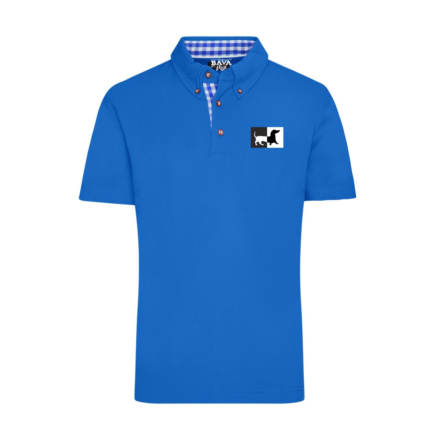 Dackel Poloshirt bestickt mit Dackel oder Dachshund Motiv Bayerische Polos München Ingolstadt Landshut Garmisch Füssen Rosenheim Allgäu Tegernsee Chiemsee Passau Mode Shop