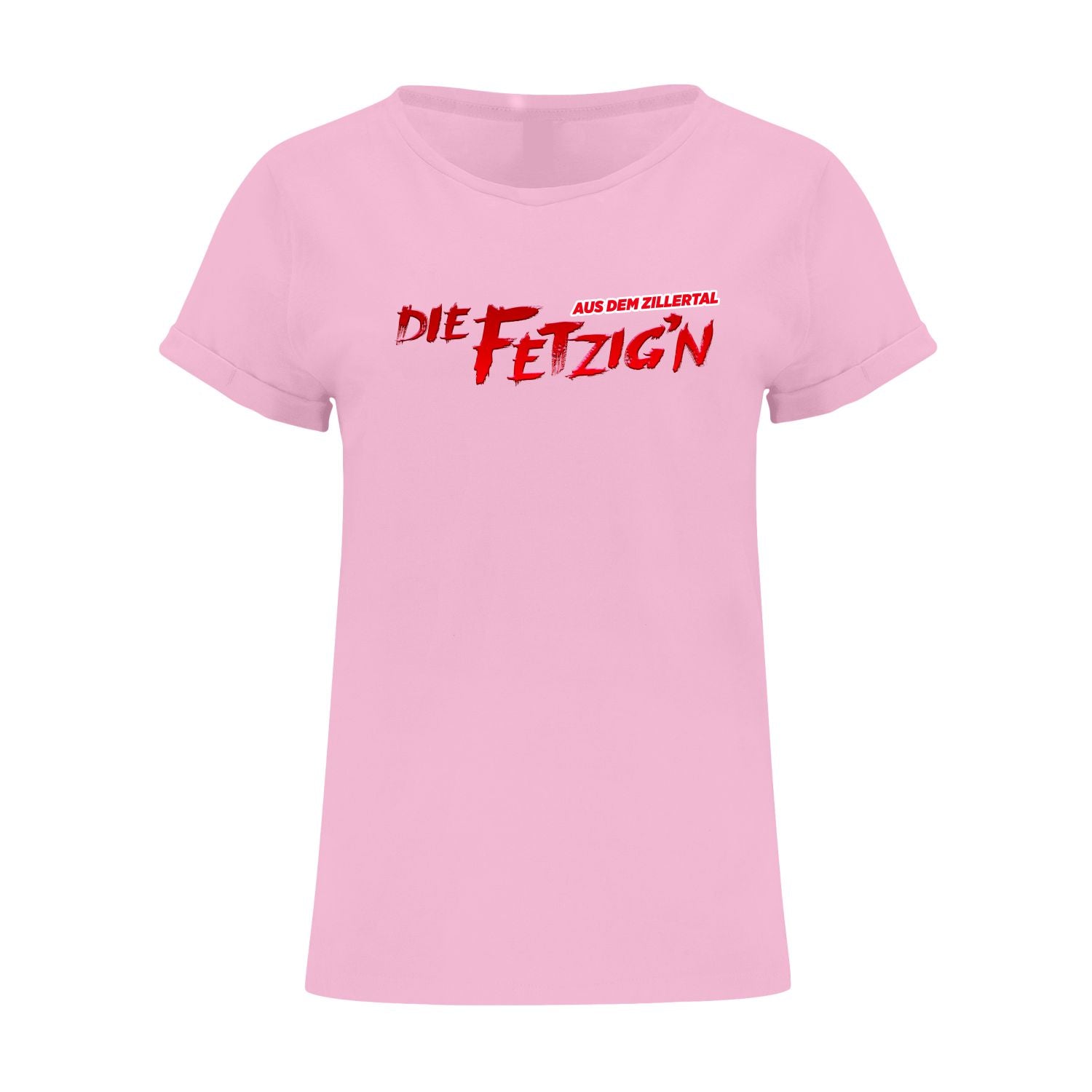 Die Fetzig'n Damen Fan Shirt BavaRosi Fashion Band Shop aus dem Zillertal
