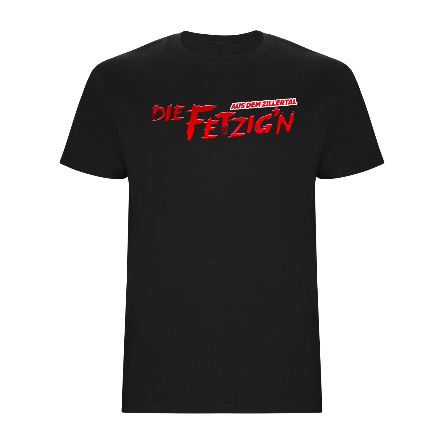 Die Fetzig'n Fan T-Shirt Band Shop aus dem Zillertal BavaRosi Fashion