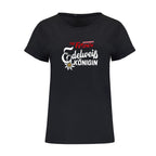 Edelweiß Königin Damen T-Shirt Band Die Fetzign aus dem Zillertal Fanshop BavaRosi Fashion Fanartikel Bandshirts