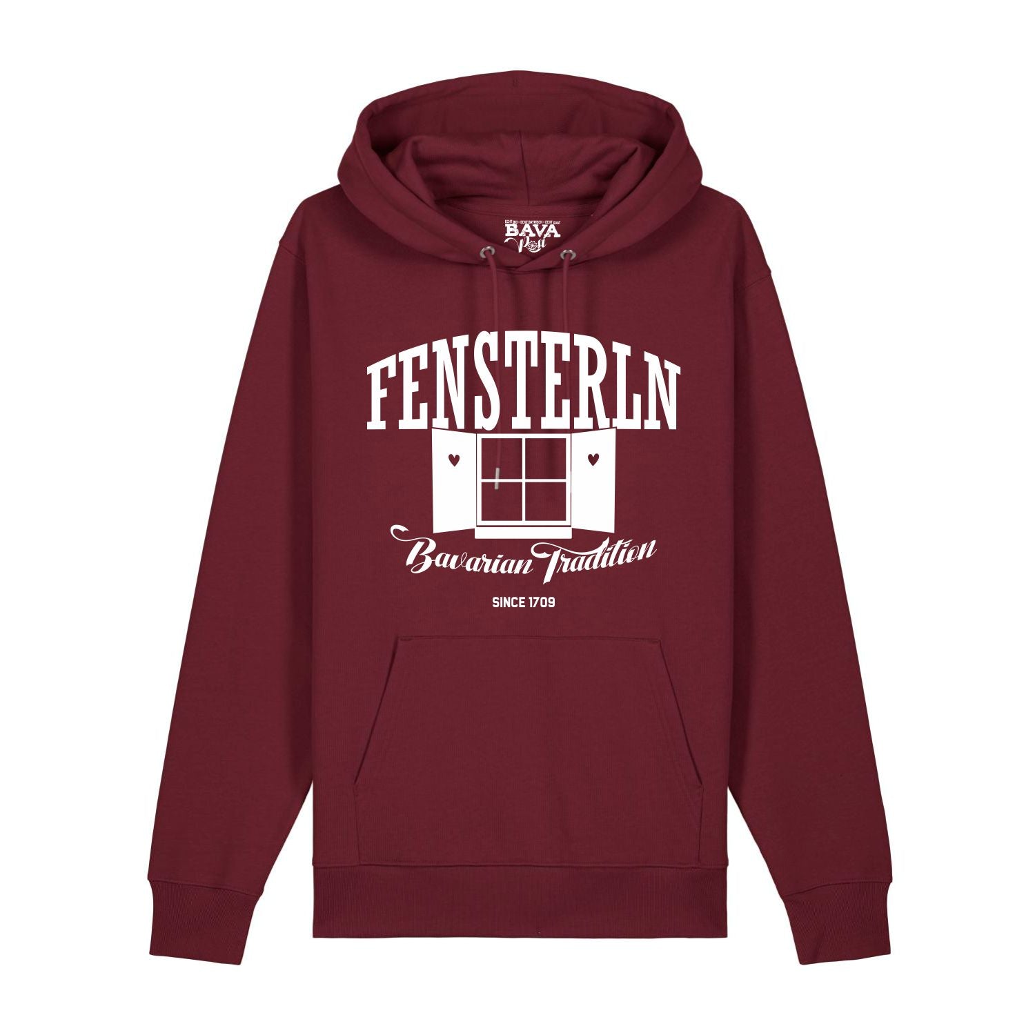 Fensterln Hoodie BavaRosi Fashion Bayerische Hoodies Berge München Füssen Garmisch Mittenwald Landshut Rosenheim Tegernsee Mode Shop